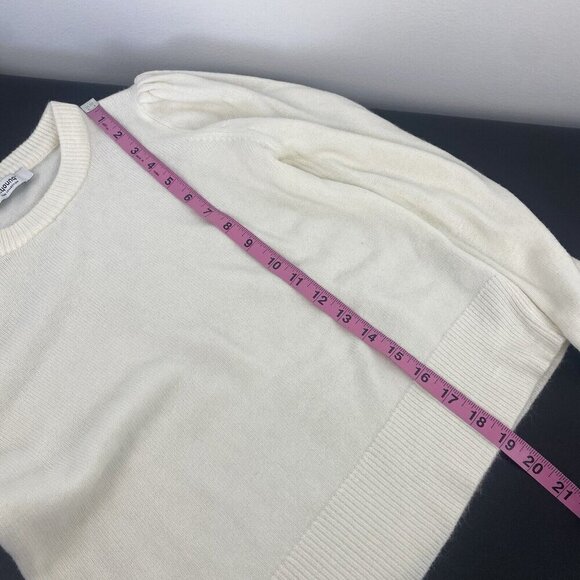 B Young Women's Pullover Sweater Bymalea Crewneck Jumper Size S ? Puff Sleeve - Picture 7 of 8